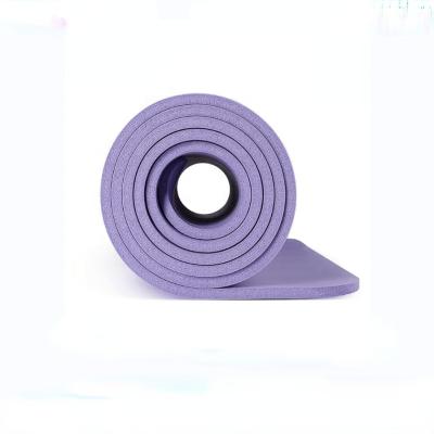 China 2021 Sports Custom Logo Thick Yoga Mat Tape Anti-slip Natural Rubber Mat Yoga Mat Fitness for sale