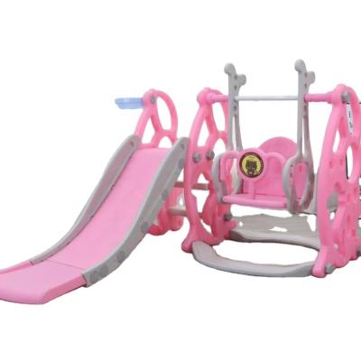 China Indoor plastic playground slide with swing kids slide kids plastic slides for sale for sale