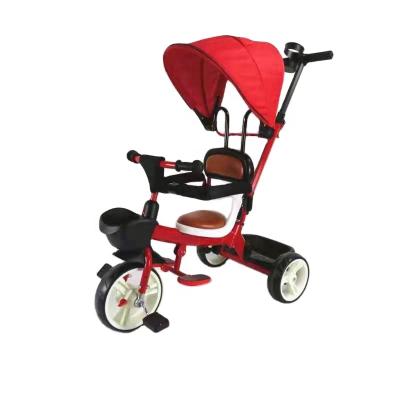 China Ride On Toy Hot Selling Children Tricycles With Rubber Wheels 360 Degree Rotation Baby Trike Tricycle For Baby for sale