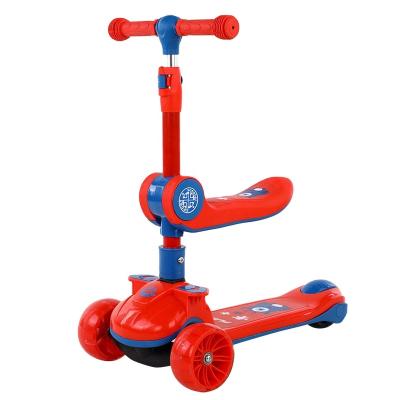 China 2021 New Style Kid Colorful 2-5 Years Old Kids Foot Powered 3 Wheel Children Scooter With Brake for sale