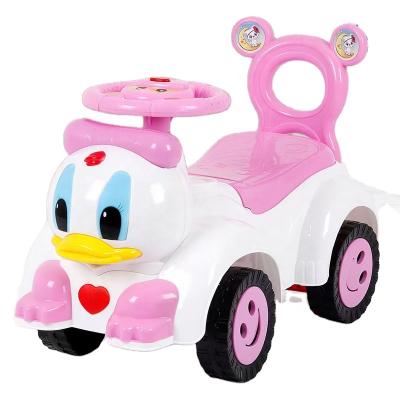 China Ride On Toy 2021 New Style Kids Push Car Plastic Ride On Baby Toy Car With Light And Music / Baby Swing Car for sale