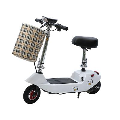 China 2022 new unisex style 24v 250w 8 inch electric bike 10AH battery electric scooter chain 55KM foldable e-bike MOTOR for sale