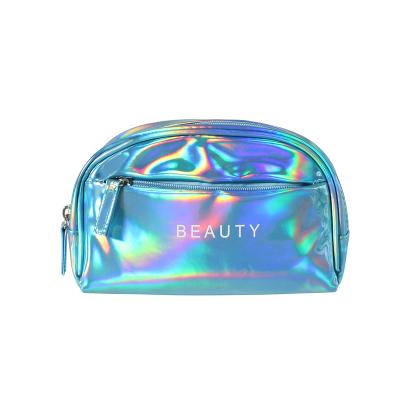 China Fashion Fashion Customized Holographic Makeup Bag Hologram Cosmetic Bag PVC Clear PVC Bag for sale