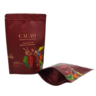 China Recyclable Pouch Food Packaging Bag Plastic Coffee Stand Up Pouch Zipper Aluminum Foil Printed Tea Custom Aluminum Ziplock Mylar Zip Lock Bags for sale