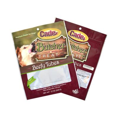 China Large Size 2kg 5kg 10kg 15kg Flat Bottom Dog Food Plastic Ziplock Bags Matt Aluminum Stong Dural Packaging Moisture Proof Factory Direct for sale