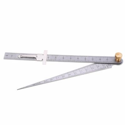 China Stainless Steel 1-15mm Taper Gauge & 15cm Scale Kits for sale