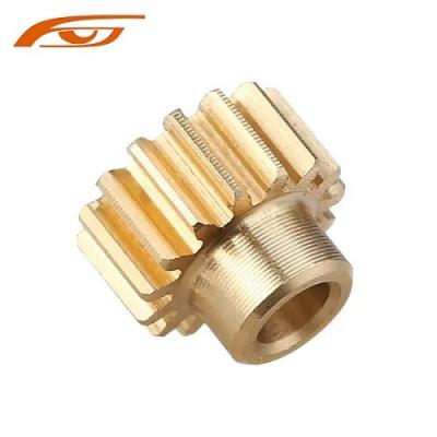 China Bronze Brass Cnc Machining Parts Bushing Sleeve Parts With Internal Threaded for sale