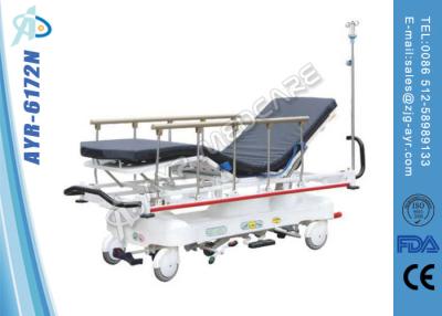 China Hydraulic Rise - And - Fall Patient Transport Stretcher / Trolley For Paramedic for sale