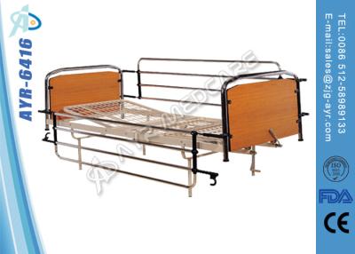 China Full Length Stainless Steel Side Rails Nursing Home Beds With Mesh Bed Frame for sale