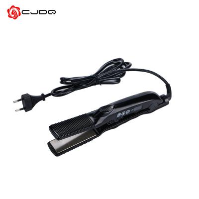 China Mains Powered High Quality Electric Hair Styling Straighter Flat Iron With LED Plate for sale