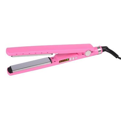 China Mains Powered Ceramic Flat Iron Brazilian Hair Straighteners Online for sale