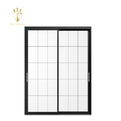 China Sliding Top Window Aluminum Door Designs in Pakistan Fashion Sliding Design for South Africa Aluminum Doors for sale