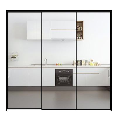 China Modern Energy Saving Three Panel Aluminum Sliding Glass Door And Aluminum Sliding Door for sale