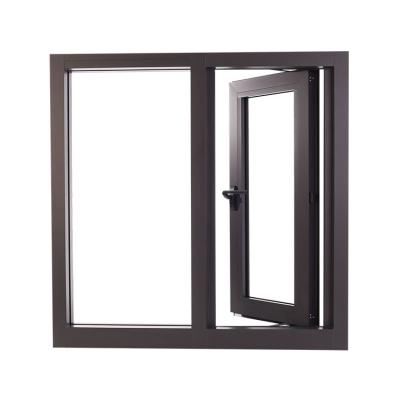 China China Supplier Magnetic Screen Tempered Glass Window Waterproof Price Philippines Dangle Aluminum Casement Window for sale