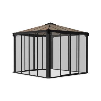 China Customized Modern Aluminum Frame Conservatory Sunroom Garden Glass House Used Sunroom for sale