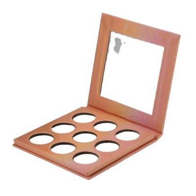 China Waterproof Make Your Own Brand Empty Eyeshadow Palette Cosmetic Empty Eyeshadow Palette Custom Packaging for sale