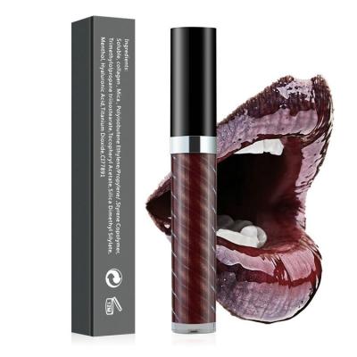 China Waterproof Hot Selling 11 Colors Moisture Lip Gloss Organic Lipstick With Your Own Logo for sale