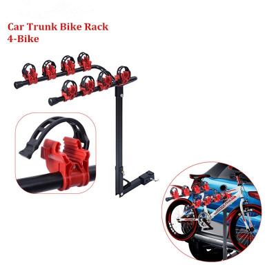 China 4-Bike Car Carrier Bike Carrier Car Trunk Mount Rack Bike Rack Fits 2 Inch 2