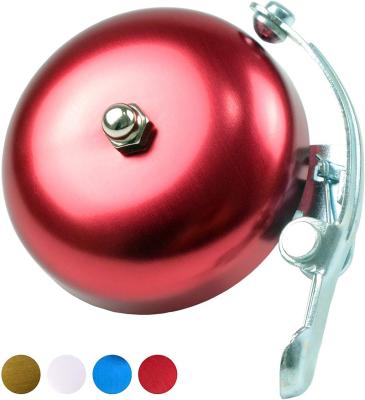 China Loud Sound Bike Bell - Shiny Gold Color, Long Sustain Clear Sound Resonant Tone Suitable for All Bikes Easy to Install - Classic Retro for sale