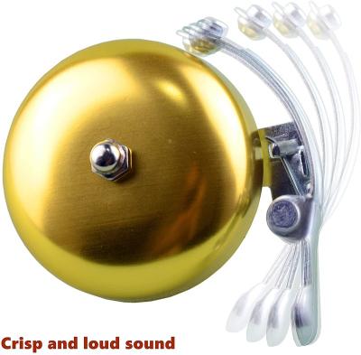 China Loud Bell Bicycle Lindo Sound Rotary Bell Action for City Bikes Cruisers Road Bikes or MTB for sale