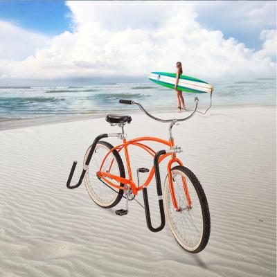 China Lindo Shortboard Longboard Bicycle Stand Adjustable Surfing Stable Bike Rack Surfing Stand For Longboard Wakeboard Boogie Board for sale