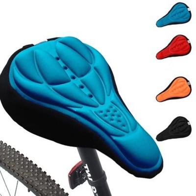 China Durable Lindo Bike Saddle Cover Gel Soft Seat Covers For Mountain Bike Indoor Spinning1 Pcs for sale