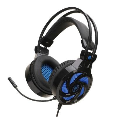 China Custom Logo Headband Wired Earphone For Computer With MIC 40mm Bass Speaker Popular Soyto PS4 Gaming Headset for sale