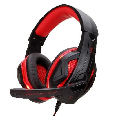 China Premium Headband Design Upgraded Factory Wholesale SOYTO Best Headphones Game Cable Led Headsets For PC/PS4/PS4 for sale