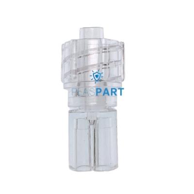 China Male Luer Lock Rotating Connector for Infusion Set, for Tubing 2.3mm, Twi-Cannula Connector 1106 for sale