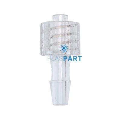 China Male Luer Lock Barbed Connector for Infusion Set, for Tubing 4.0mm, 1.6mm, 2.4mm 1108 for sale