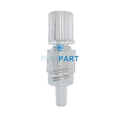 China Male Luer Lock Rotating Connector For Infusion Set, For Tubing 4.0mm 1111 for sale