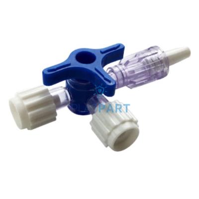 China Liquid Control Silicone Infusion Three Way Valve For Disposable Sterile Shunt for sale