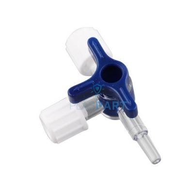 China Plastic Three Way Transfusion Valve Medical Device Low Control Infusion Fluid Pressure Control for sale