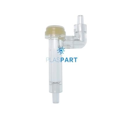 China Liquid Check T Shape Injection Site T Connector With Rubber For Injection Of Infusion Set for sale