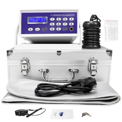 China Salon Veinio Foot Detox Foot Bath Machine Waistbelt LCD Display Ionic Far Infrared Timer For Beauty Salon for sale