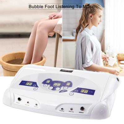 China Ion Cleanse Detox Veinio Professional Ion Foot Cleanse Ion Detox Foot Bath Machine Music Player LCD Display for sale