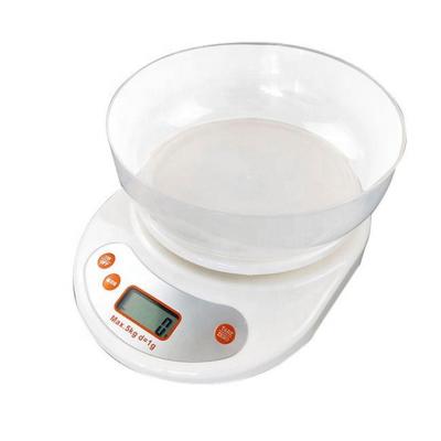 China With Kitchen Digital Scale Tray Scale Factory Weight Scale Food 5000g d=1g for sale