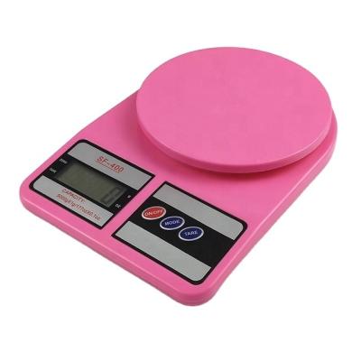 China WITH LID Digital Kitchen Foldable Portable Kitchen Weight Scale Plastic Food 10kg Food Scale for sale