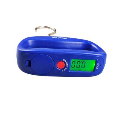 China Weight Measuring Mini Digital Hanging Weighing Scale 50kg Travel Luggage Belt Scale for sale