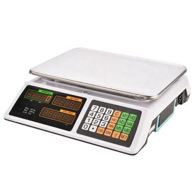 China Fruit / Meat Price Weight Scale 30kg Market / Market ACS , Electronic Scales Digital Weight for sale