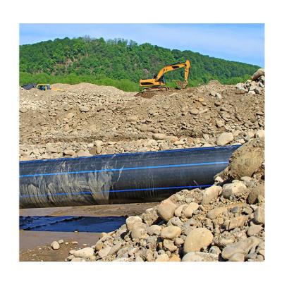 China Factory direct black 1400mm HDPE water supply pipe 110mm 150mm 160mm 200mm 225mm 250mm 280mm 315mm 355mm 400mm 630mm 1000mm 1200mm for water for sale