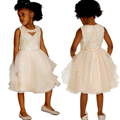 China Wholesale 100% Full Inspection Breathable Kids Dress Girls Embroidered Dress Girls Competitive Price for sale