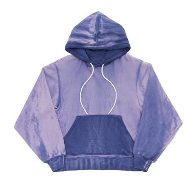 China Newest Anti-wrinkle Newest Fashion Designs Comfortable And Casual Fit 100% Cotton Rib Cuffs Women Oversized Hoodies for sale