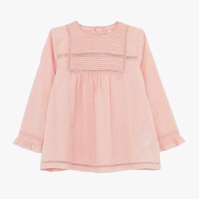 China New Sale ISO Certificate Customization Kids Clothing Wholesale China Girls QUICK DRY Stylish Top Blouse for sale