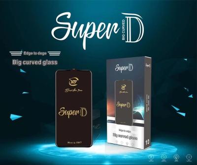 China 3D/5D/6D/9D/10D New Arrival Super Big D Curved Tempered Glass Screen Protector For Iphone 13 12 11 pro Max 9H 2.5D Full Coverage Glass for sale