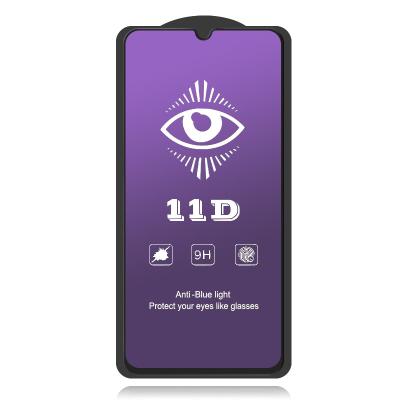 China Anti-fingerprint 11D Cell Phone Screen Protector Blue Light Glass For iPhone X for sale