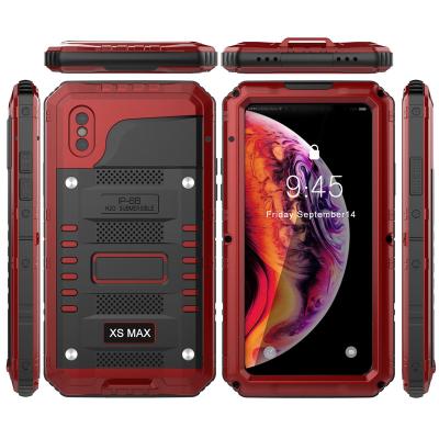 China 100% 2020 Hot Selling Eco-friendly Phone Case Aluminum Metal Aluminum Phones Waterproof Armor Case For iPhone for sale