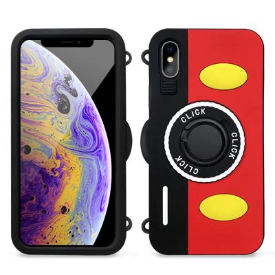 China Protect Cell Phone Factory Price Cheap Silicone Camera Soft Case For Samsung Case Cover With Stand for sale