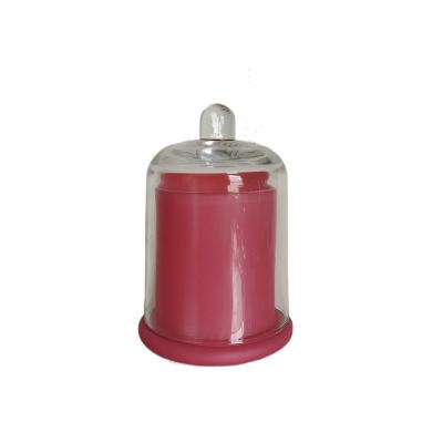 China All Color Aromatherapy Transparent Color Candle Bell Cover Candle Jar Spray Glass Cup Wholesale Transparent Color Cups for sale