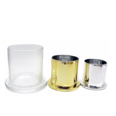 China Good Price Home Empty Glass Candle Good Sale Decoration Jar Container Candle Glass Jar for sale